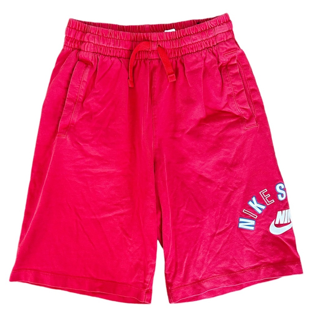 Vintage Style Nike Shorts Youth XL Red Nike Sports Thin Blue White Athletic Kids